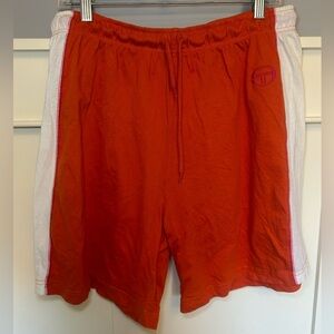 Sergio Tacchini light cotton lounge logo shorts